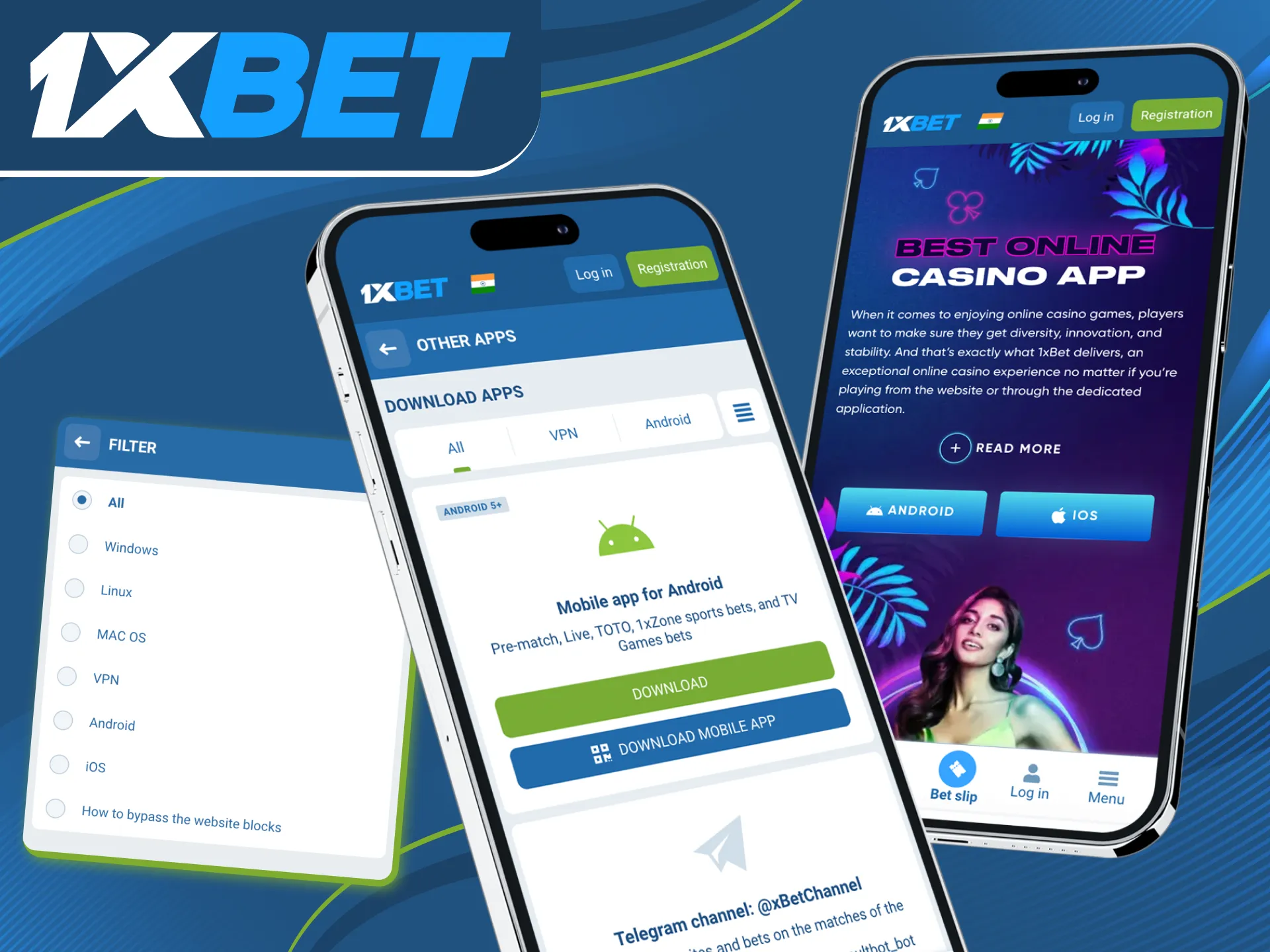 Do not download the 1xbet online casino app from suspicious sources.