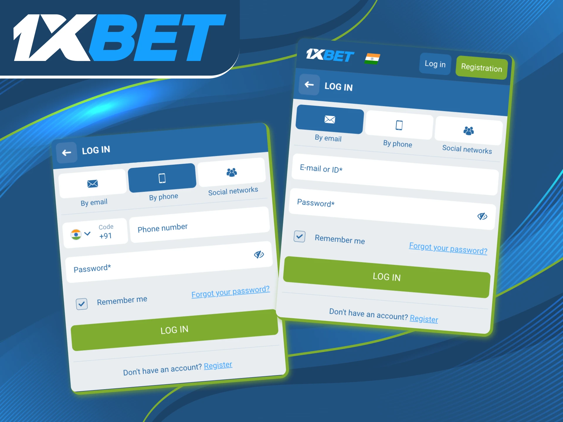 Log in to the 1xbet online casino app and get access to all games and bonuses.
