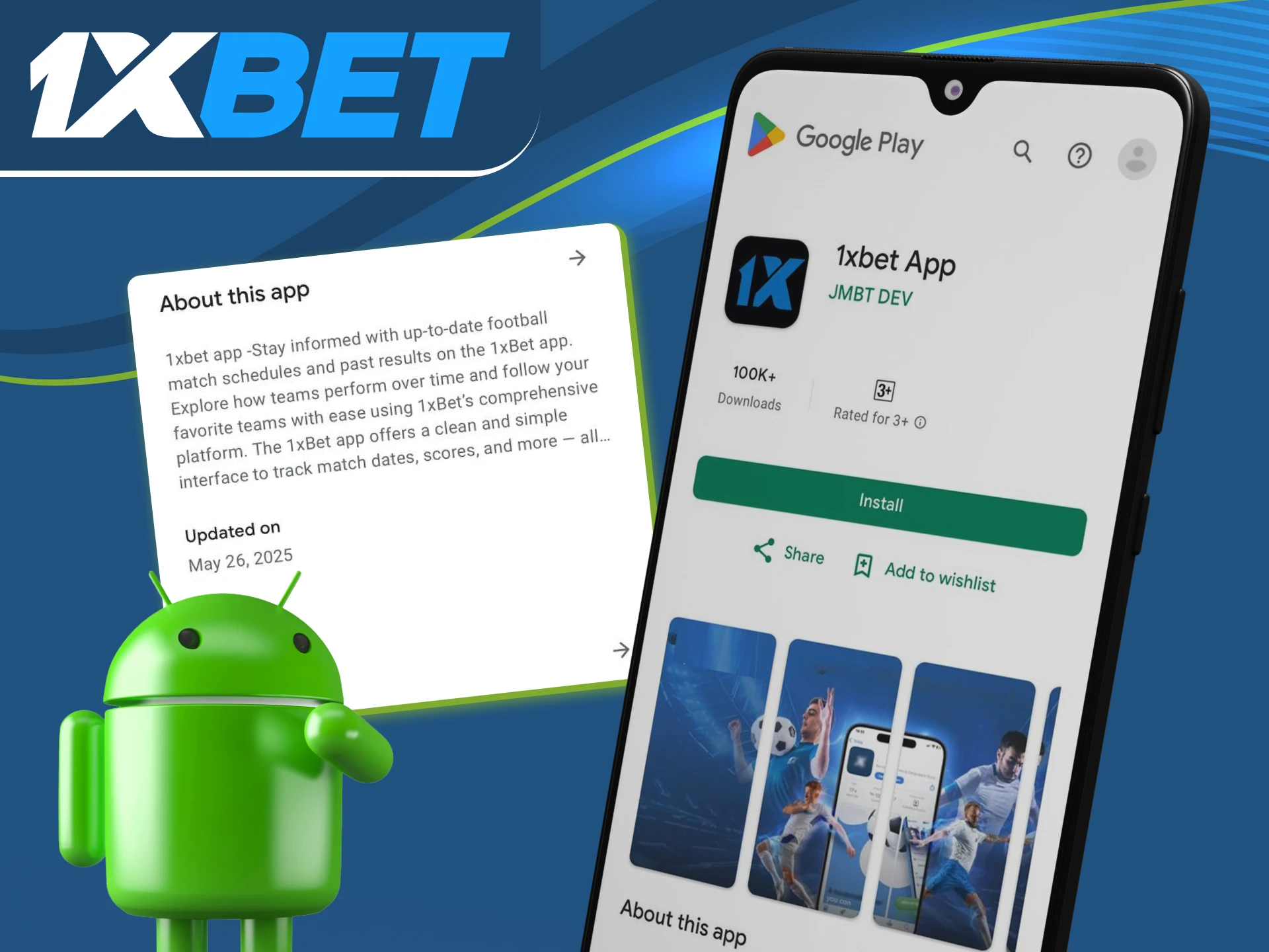 How to download the 1xbet online casino app for android from the app store.