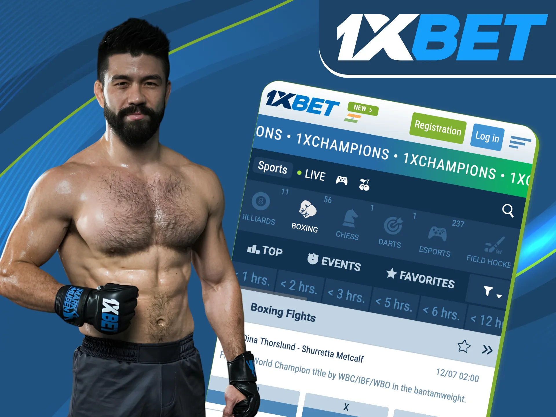 Mark Striegl fights for victory at 1xBet.