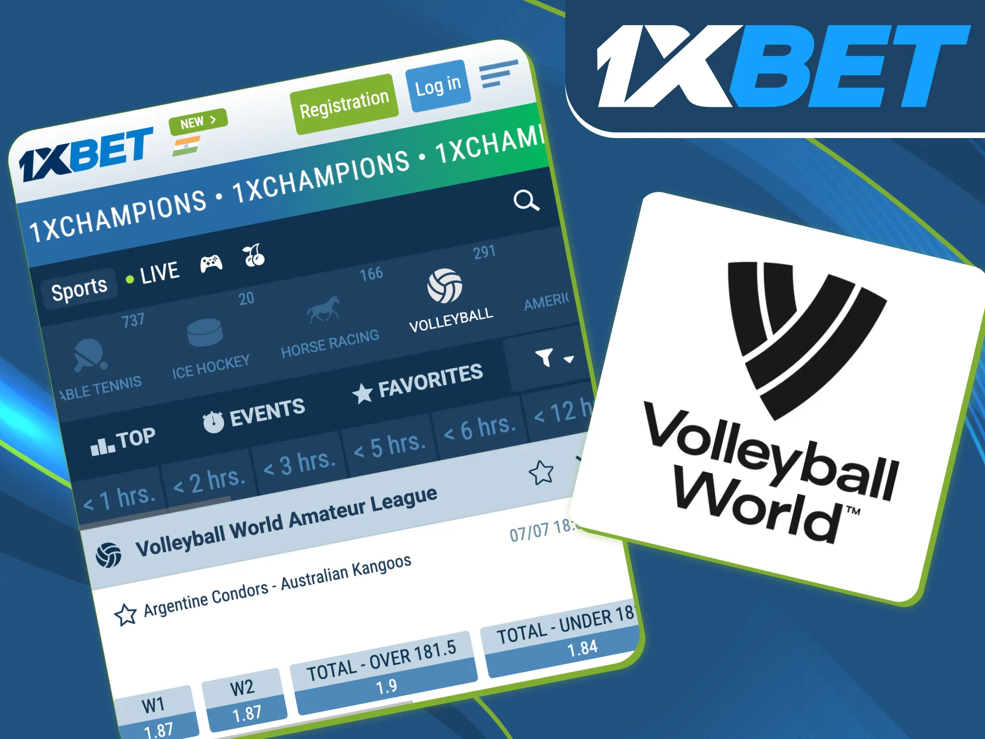 Spike into action with 1xBet and Volleyball World.